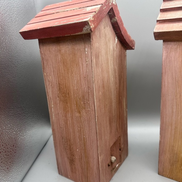 Wooden weathered tealight houses - Picture 8 of 10